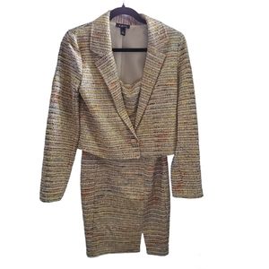 A. Byer 2 piece dress set. Lined. Straps. 2 Different Sizes